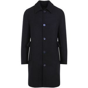 Givenchy, Heren, Mantels, Blauw, Maat: M Wol,