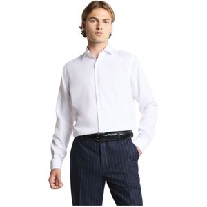 Fay, Heren, Overhemden, Wit, Maat: 2XL Katoen,