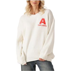 Alix The Label - Knitted Basic Jumper - Ecru - Dames