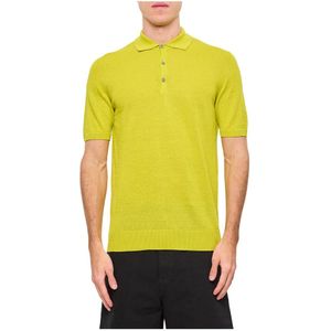 Drumohr, Heren, Tops, Geel, Maat: S Katoen,