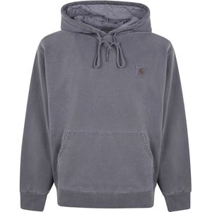 Carhartt Wip, Heren, Sweatshirts & Hoodies, Grijs, Maat: L Katoen,