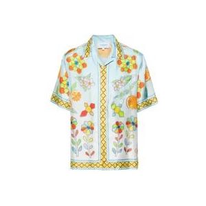 Casablanca Short Sleeve Hemden , Multicolor , Heren , Maat: XL