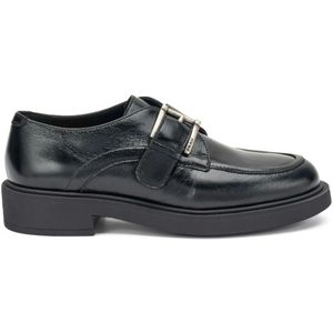 Frau, Dames, Schoenen, Zwart, Maat: 37 EU Leer,