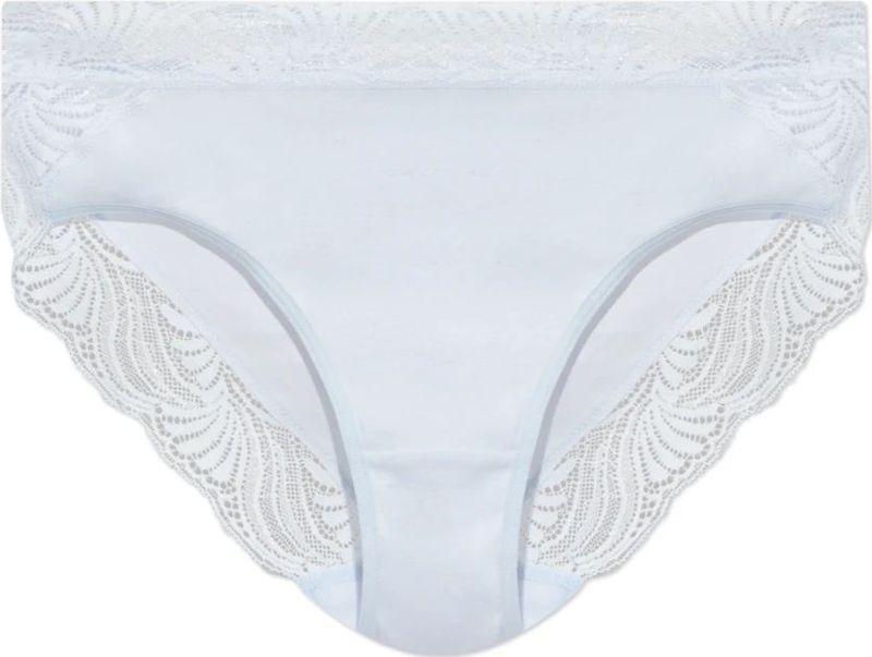 Hanro - Cotton Delight Midi Slip - Blauw - Ondergoed - Dames - Katoen