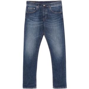 Dondup, Heren, Jeans, Blauw, Maat: W32 Katoen,