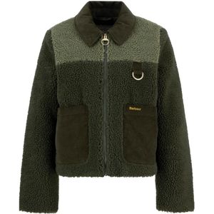 Barbour, Dames, Jassen, Groen, Maat: S Fleece,