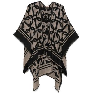 Twinset, Dames, Jassen, Veelkleurig, Maat: ONE Size Zijde,