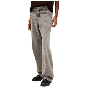 Ba&Sh, Dames, Jeans, Grijs, Maat: L