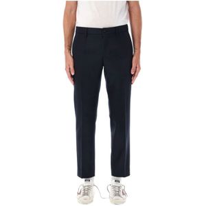 Golden Goose, Heren, Broeken, Blauw, Maat: S Wol,