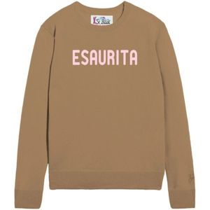 MC2 Saint Barth, Dames, Truien, Beige, Maat: XS
