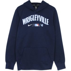 Nike, Heren, Sweatshirts & Hoodies, Blauw, Maat: L Poliester,