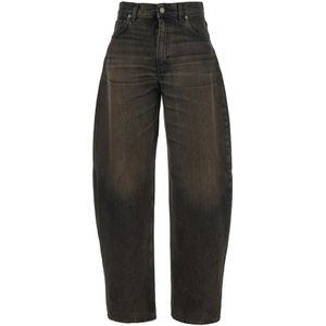 Haikure, Dames, Jeans, Bruin, Maat: W25 Katoen,
