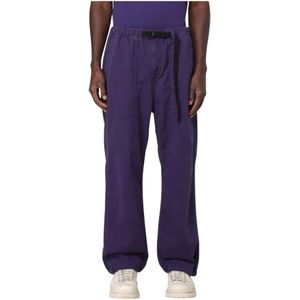 Carhartt Wip, Heren, Broeken, Paars, Maat: XL Katoen,