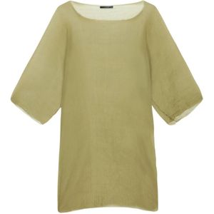Cortana, Dames, Blouses & Shirts, Groen, Maat: L Zijde,
