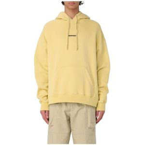 Bonsai, Heren, Sweatshirts & Hoodies, Geel, Maat: M Katoen,