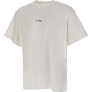 MM6 Maison Margiela, Heren, Tops, Wit, Maat: M Katoen,