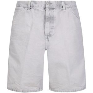Carhartt Wip, Heren, Korte broeken, Grijs, Maat: W27