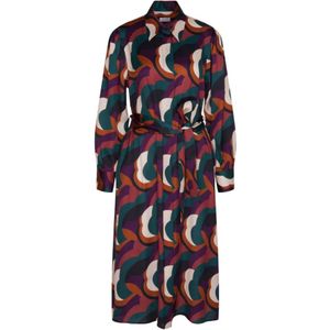 Seidensticker, Dames, Jurken, Veelkleurig, Maat: 2XL Satijn,