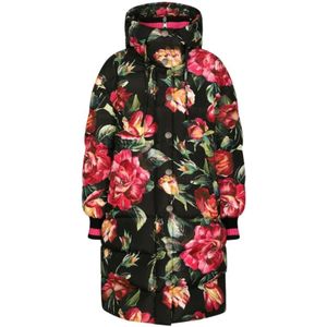 Dolce & Gabbana, Dames, Mantels, Veelkleurig, Maat: XS Nylon,
