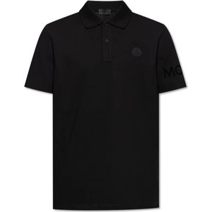 Moncler, Heren, Tops, Zwart, Maat: S Katoen,