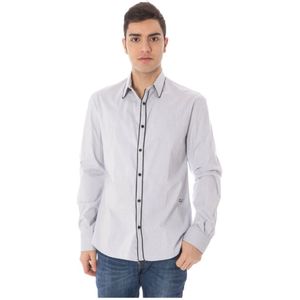 Costume National, Heren, Overhemden, Blauw, Maat: L