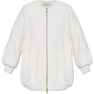 Max Mara, Dames, Jassen, Wit, Maat: XS Wol,