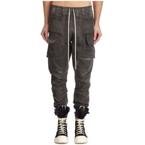 Rick Owens, Heren, Broeken, Grijs, Maat: S Denim,