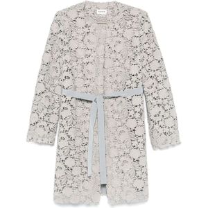 P.a.r.o.s.h., Dames, Mantels, Grijs, Maat: M Poliester,