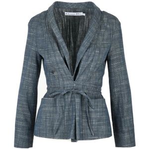 Dior, Dames, Jassen, Blauw, Maat: M Katoen,