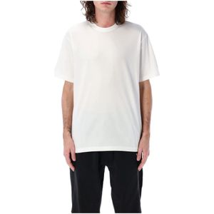 Y-3, Heren, Tops, Wit, Maat: S Katoen,