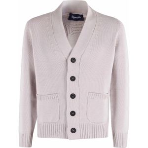 Drumohr, Heren, Truien, Grijs, Maat: 2XL Wol,