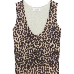 Blumarine, Dames, Tops, Bruin, Maat: L