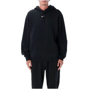 Nike, Heren, Sweatshirts & Hoodies, Zwart, Maat: XL Katoen,