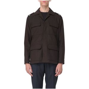 Paolo Pecora, Heren, Jassen, Bruin, Maat: M