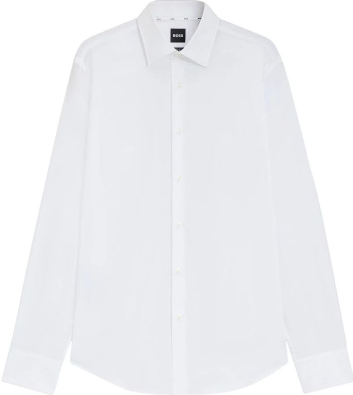 BOSS - Slim Fit - Overhemd - Effen/Gestructureerd - Lange Mouwen