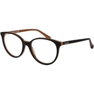 Max Mara - Ronde Acetaat Montuur - Bruin - Unisex