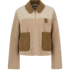 Barbour, Dames, Jassen, Beige, Maat: S Fleece,