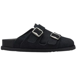Birkenstock, Heren, Schoenen, Zwart, Maat: 44 EU Taf,