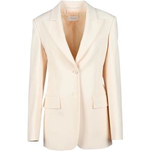 Sportmax, Dames, Jassen, Oranje, Maat: XS Wol,