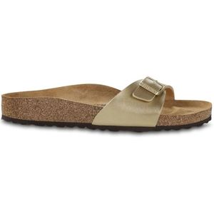 Birkenstock, Dames, Schoenen, Geel, Maat: 35 EU Leer,