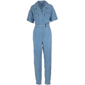 Guess, Dames, Jumpsuits & Playsuits, Blauw, Maat: 4XS