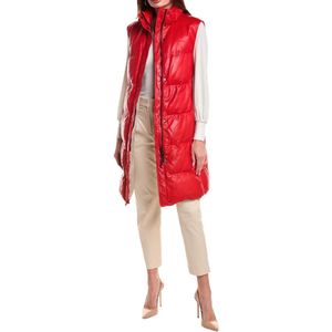 Brunello Cucinelli, Dames, Jassen, Rood, Maat: XS Leer,