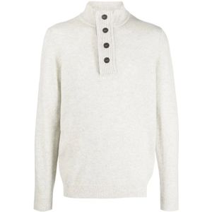 Barbour, Heren, Truien, Beige, Maat: L Wol,