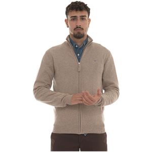 Gant, Heren, Truien, Beige, Maat: L