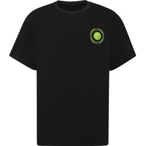 Plein Sport, Heren, Tops, Zwart, Maat: M