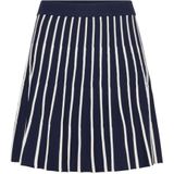 SAINT TROPEZ - Milda - A-lijnrok - Nachtblauw/Wit