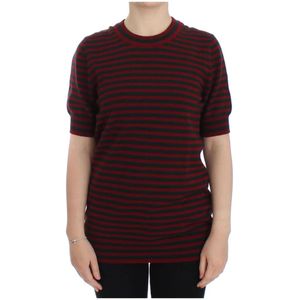 Dolce & Gabbana - Main Line Collection - Kasjmier Trui - Rood - Kortemouwig