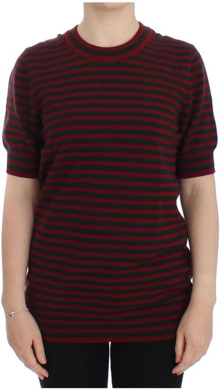 Dolce & Gabbana - Main Line Collection - Kasjmier Trui - Rood - Kortemouwig