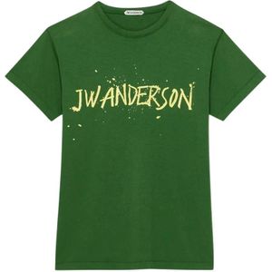 JW Anderson, Heren, Tops, Groen, Maat: L Jersey,