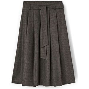 Motivi, Dames, Rokken, Grijs, Maat: L Leer,